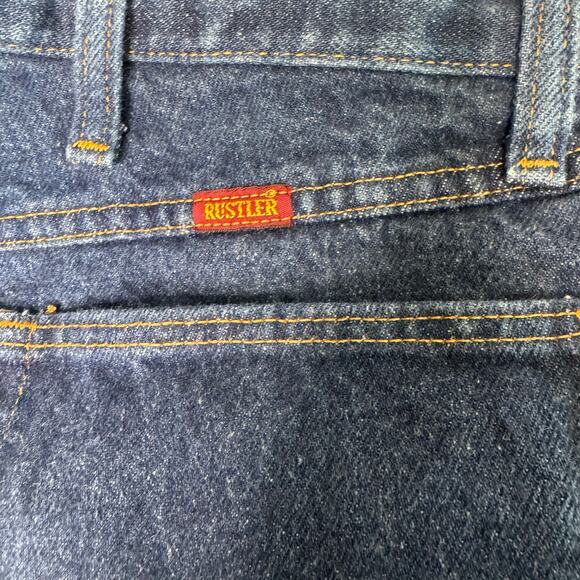 Rustler Straight Jeans Womens 38X30 High Rise Medium Wash Ankle Denim 37621PW - Picture 8 of 16